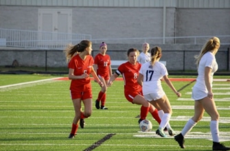 Female soccer players