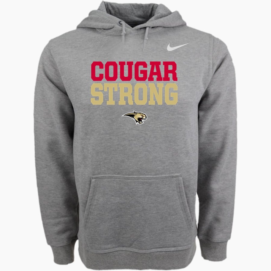 Cougar Strong with Logo and Nike Logo sweatshirt